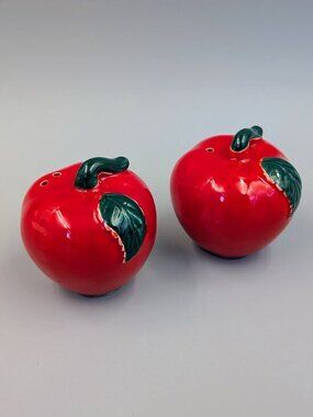 Vintage Rosenthal Netter Red Apple Salt and Pepper Shaker Set